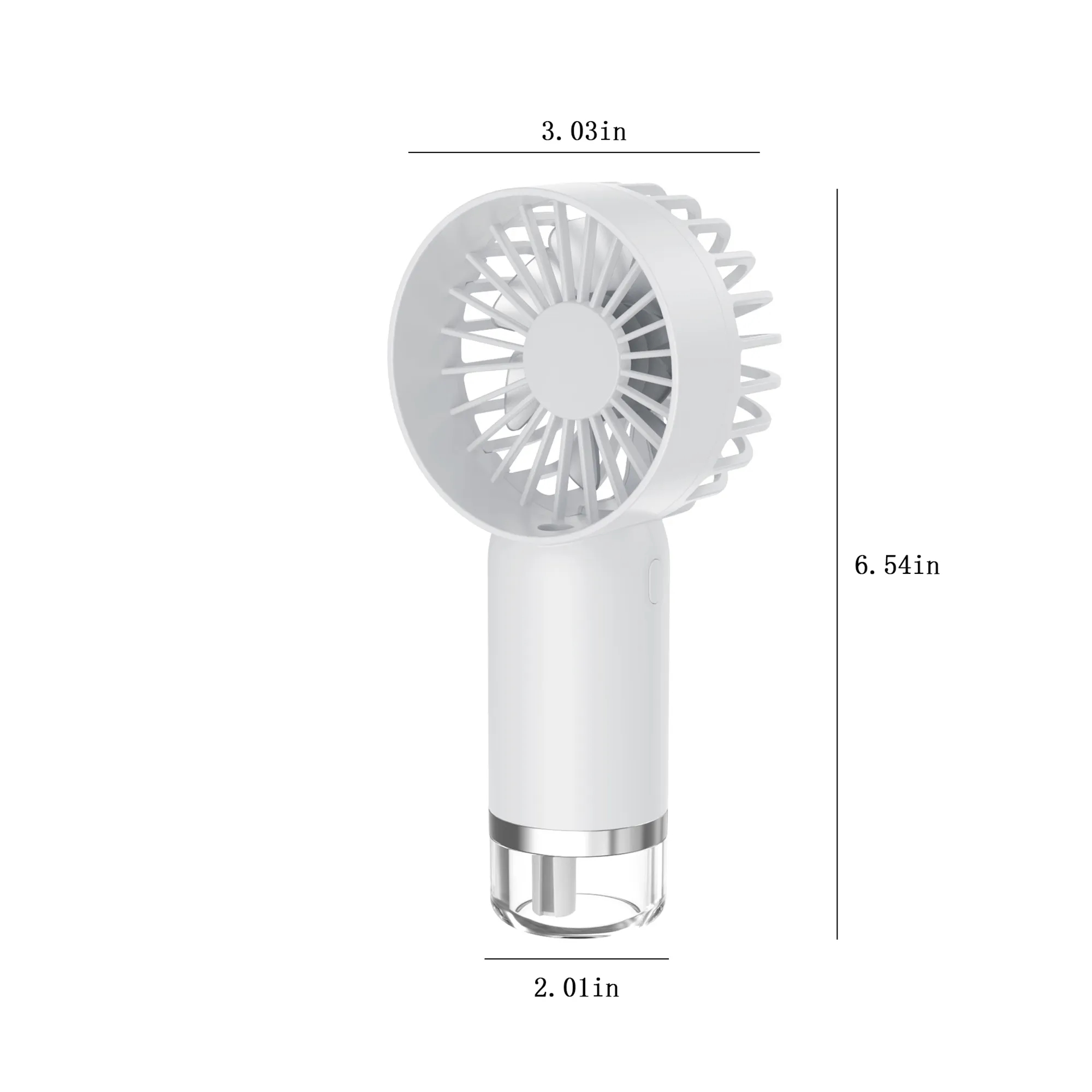 Logo Print Mini Portable Misting Fan 5