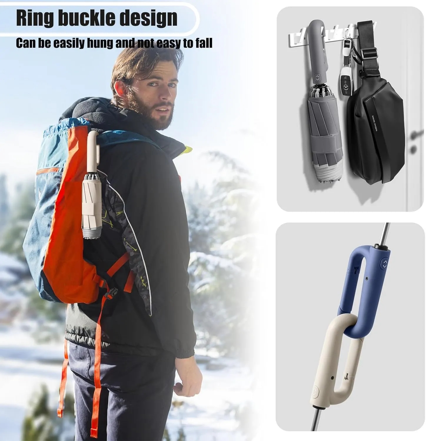 Portable Folding Umbrella For Rain And Sun 7