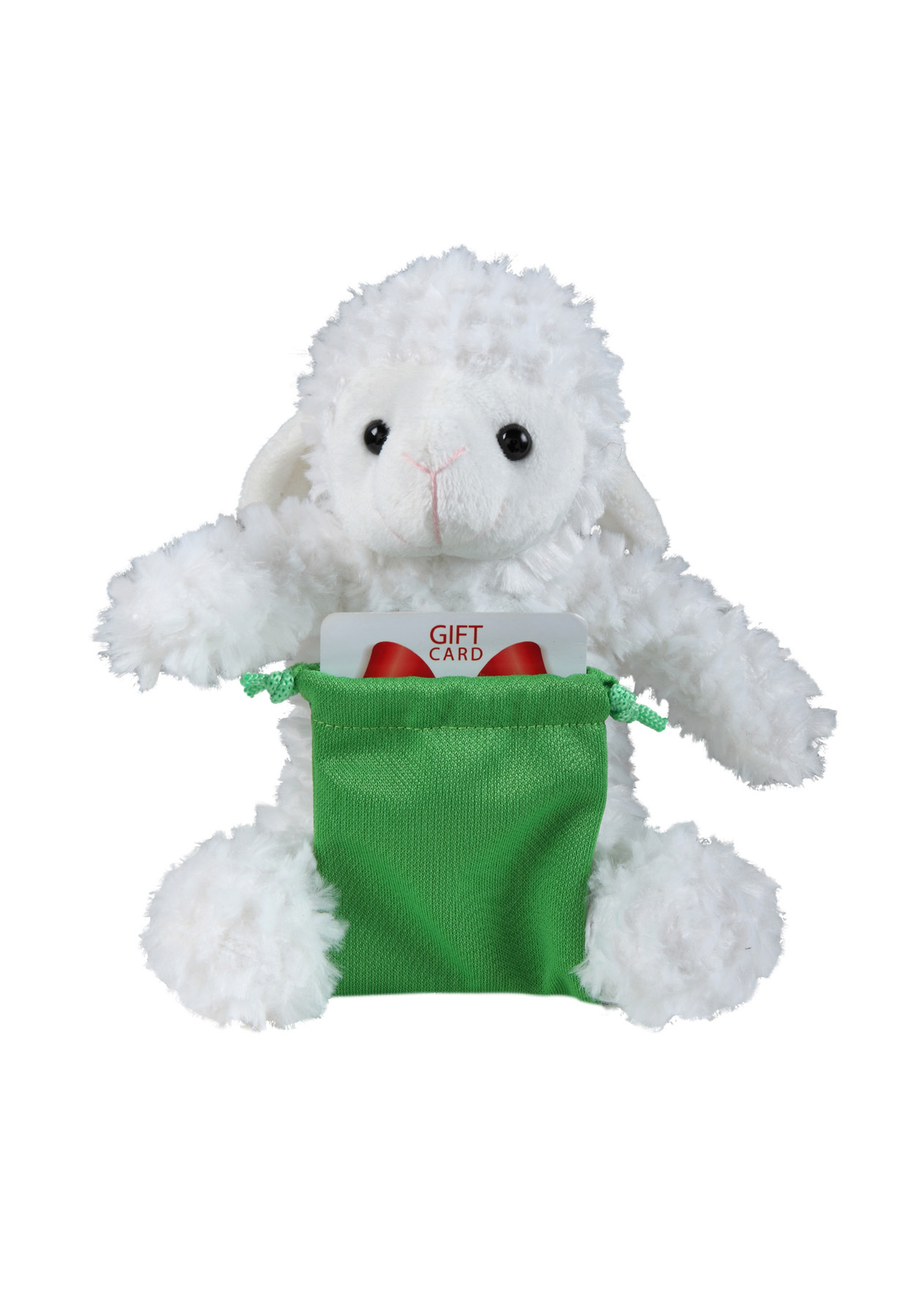 soft plush Sheep with gift card sack 4