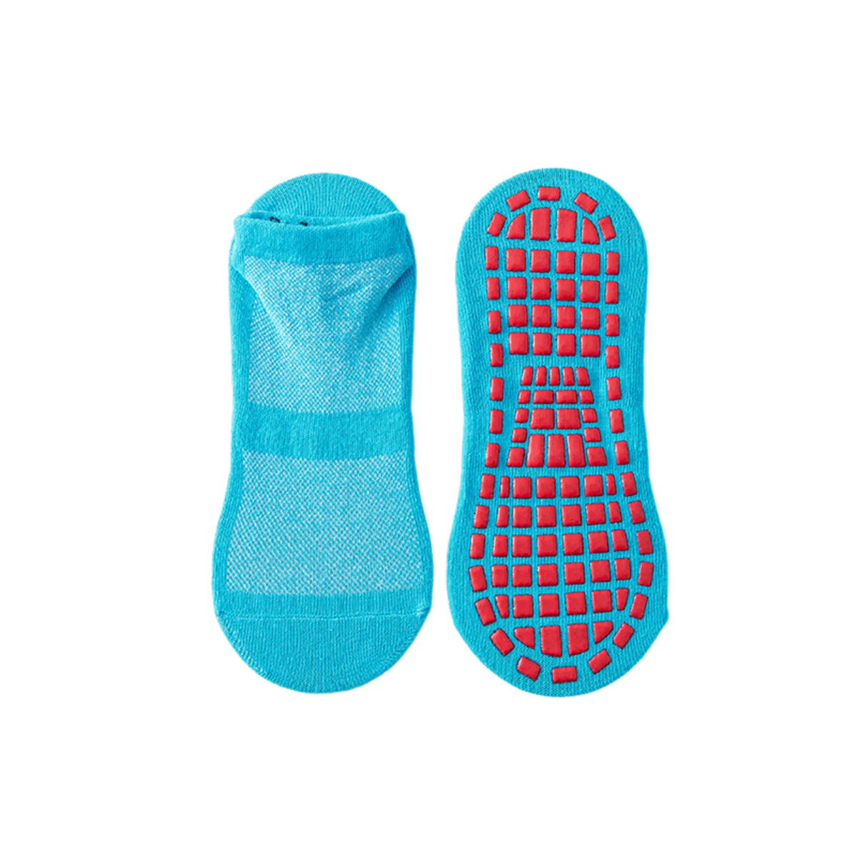 Cotton Moisture Wicking Studio Grip Socks 12