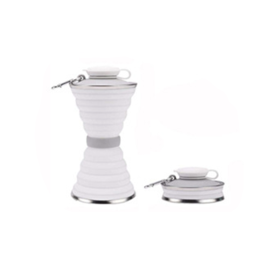 Collapsible Silicone Sports Travel Water Bottle 2