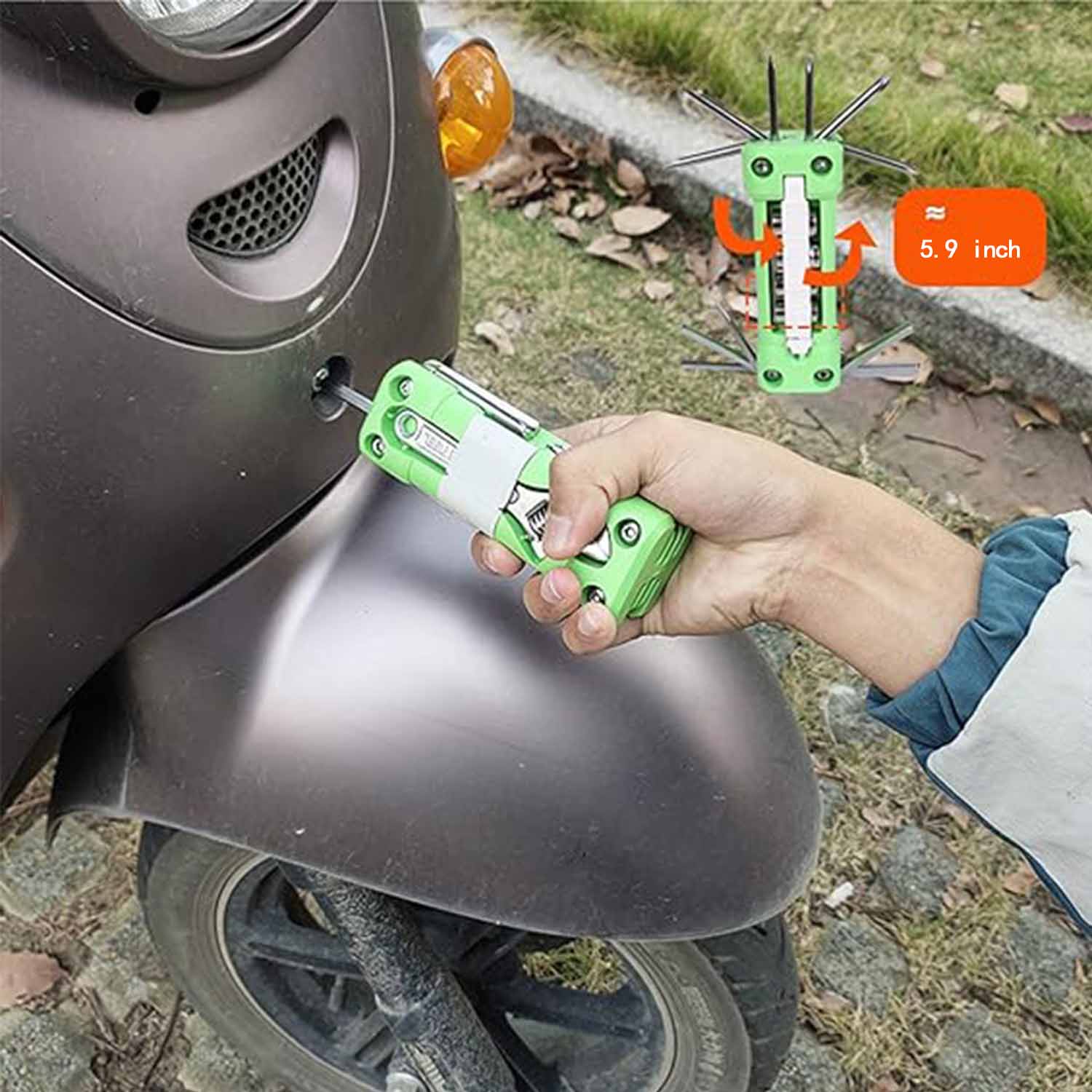 Motorcycle Bicycle Repair 16 in 1 Multifunction Gadget 4
