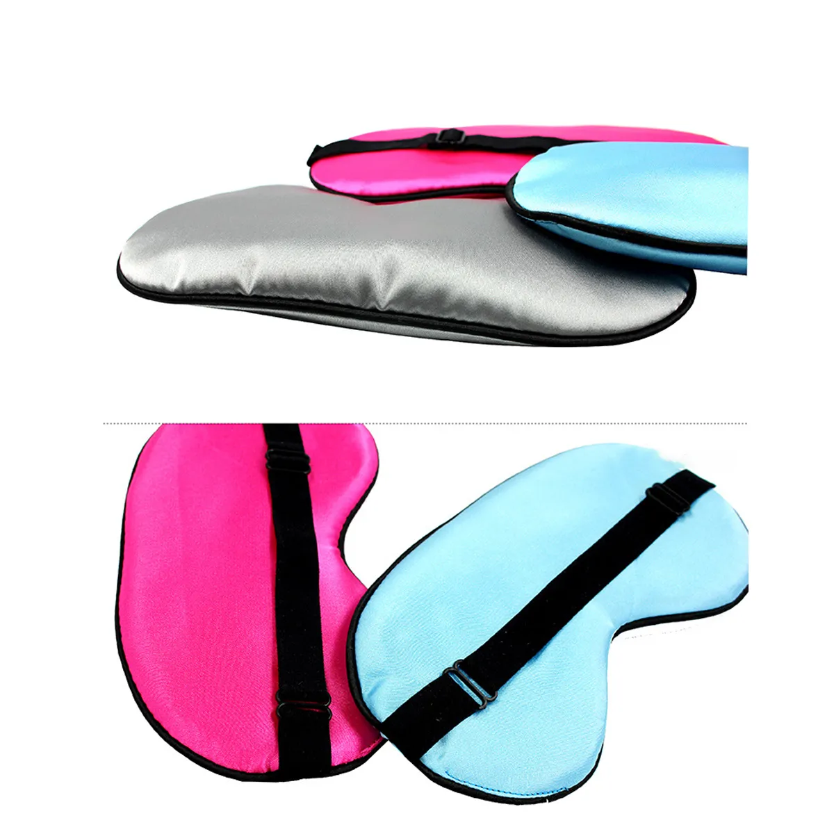 Sleeping Aid Blindfold Travel Super Soft Silk Sleep Eye Mask 5