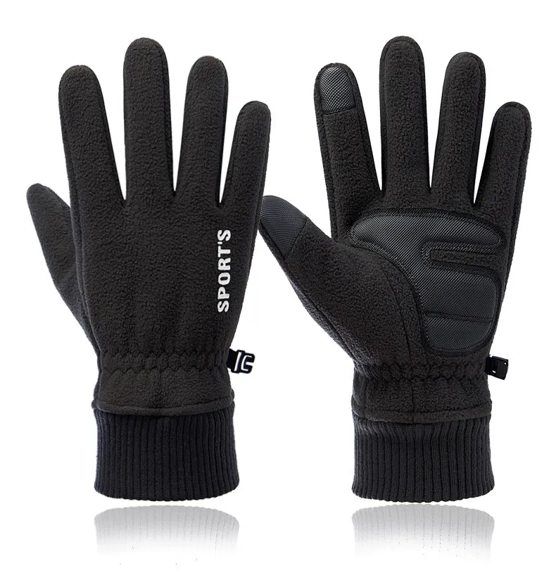Winter Fleece Gloves Touch Screen Water Resistant Windproof 2