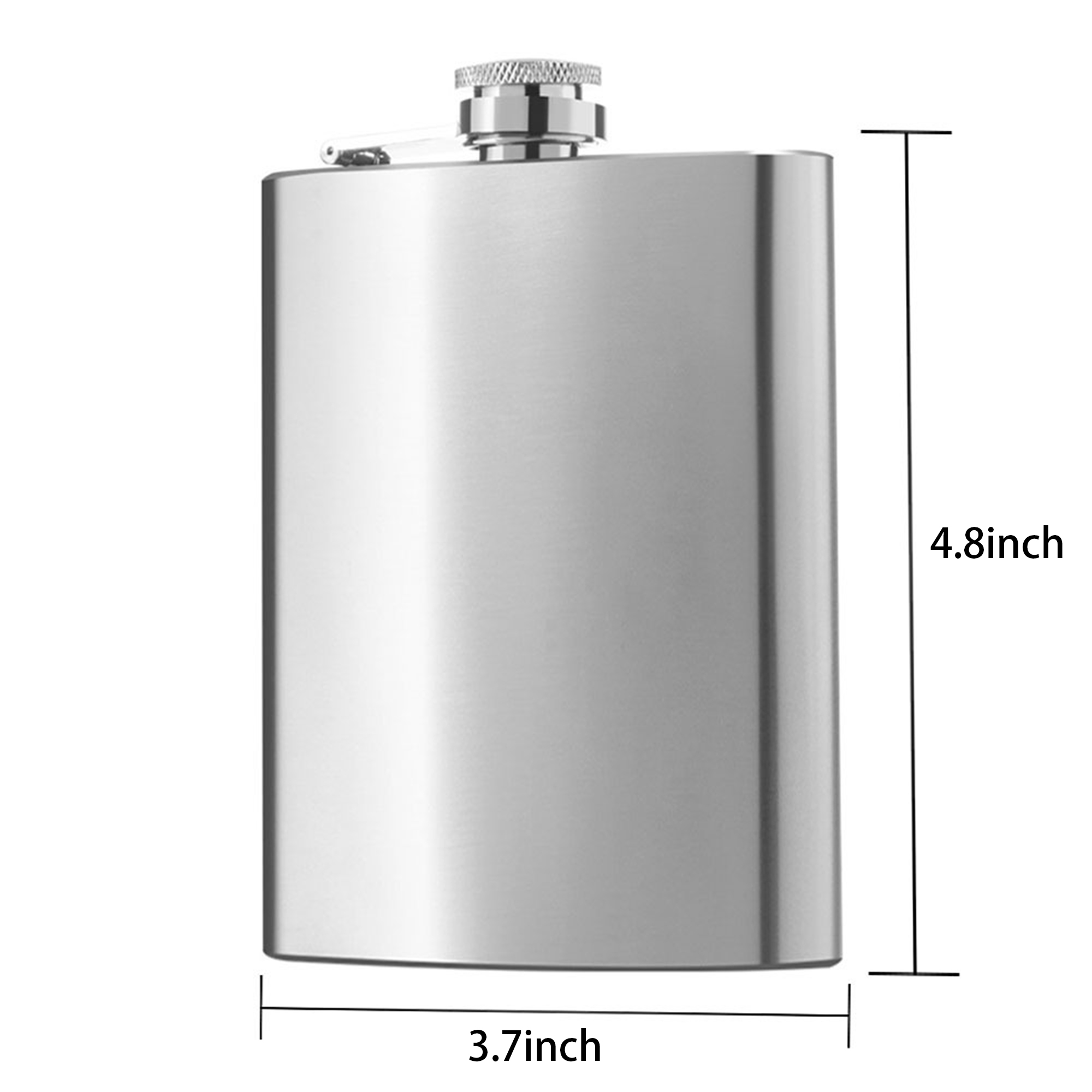 8oz Stainless Steel Portable Flask 1
