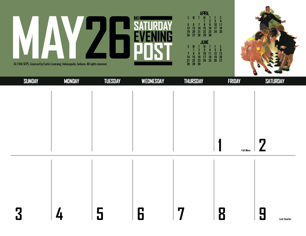 Triumph® Calendars Big Block Memo 8