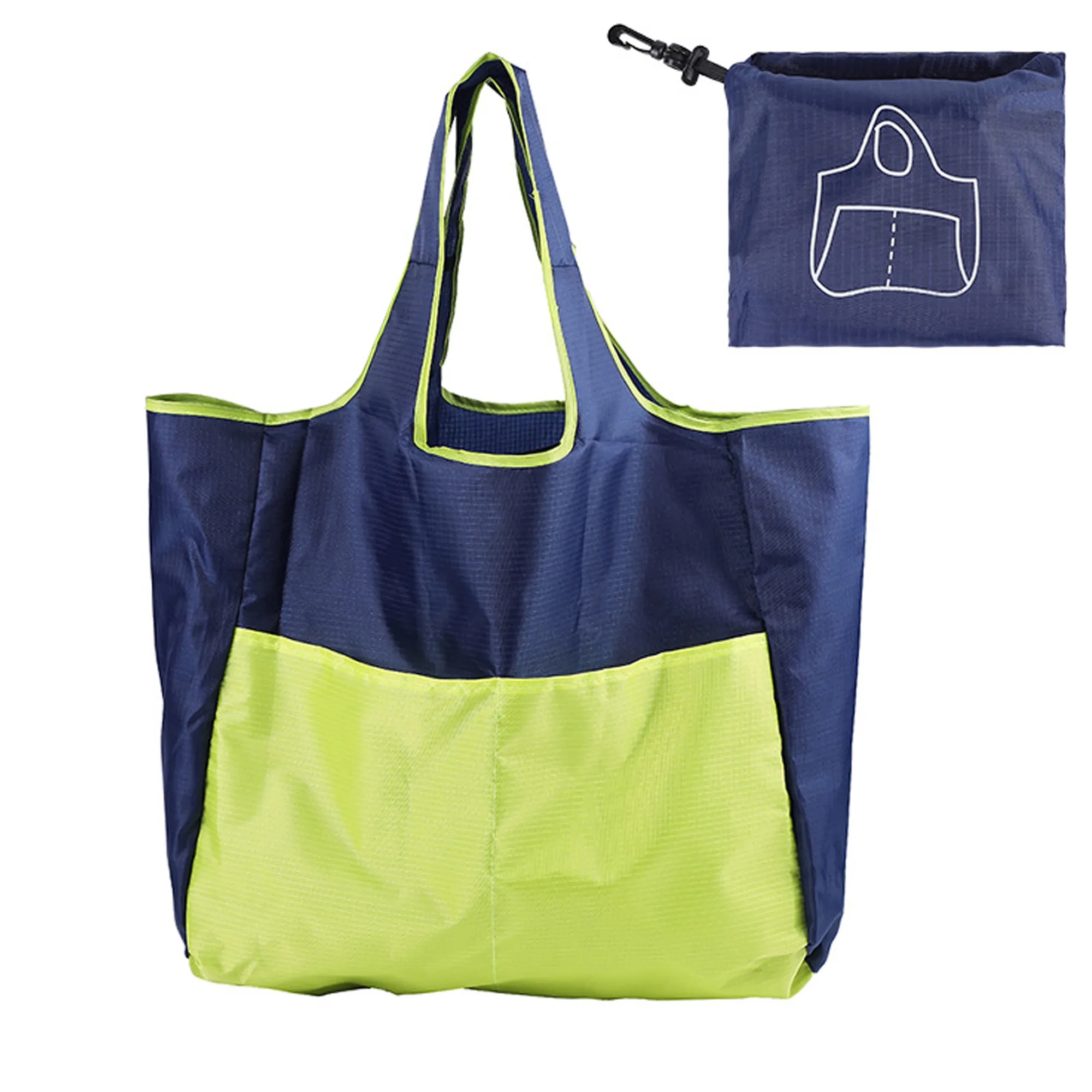 Portable Foldable Shopping Bag, custom tote bag with logo imprint 5