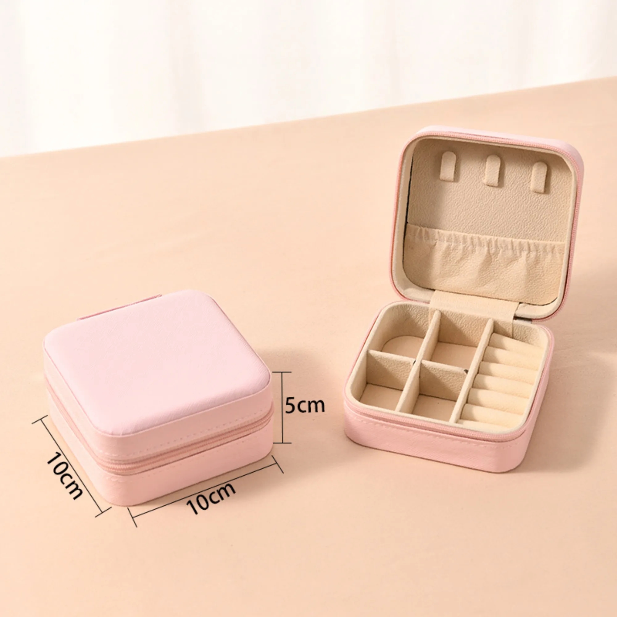 Pu Leather Small Jewelry Box Organizer 3