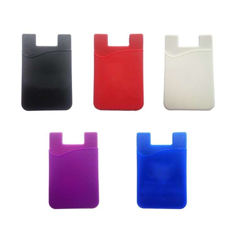 Pocket Smart Phone Silicone Card Holder Wallets 2
