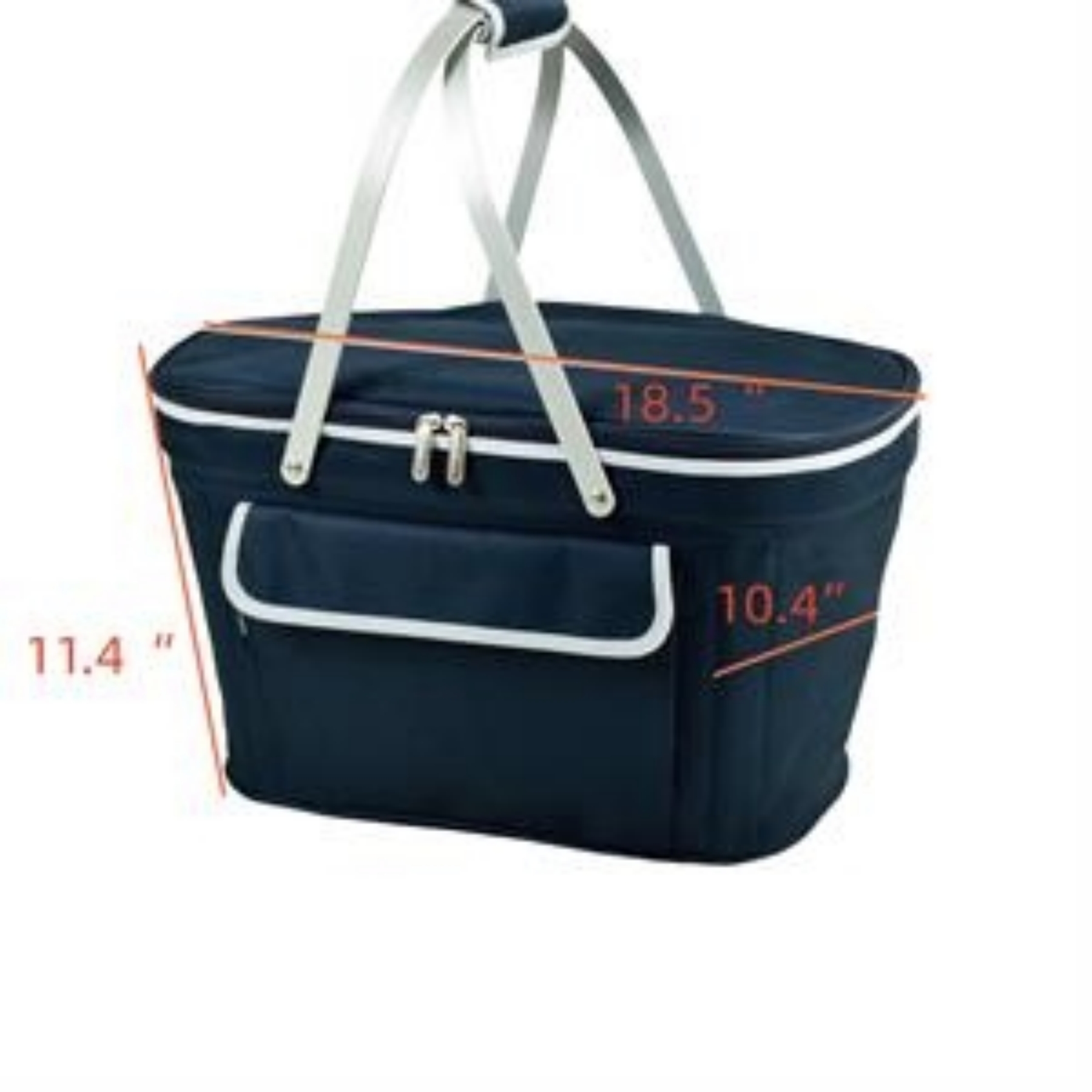 Insulated Folding Picnic Basket Cooler 1