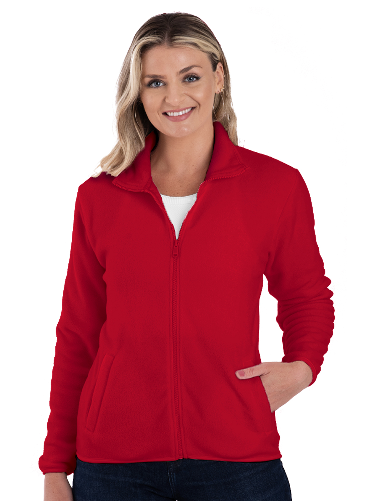 Blue Generation - Women's 2-Pocket Micro Fleece Full Zip Jacket 4