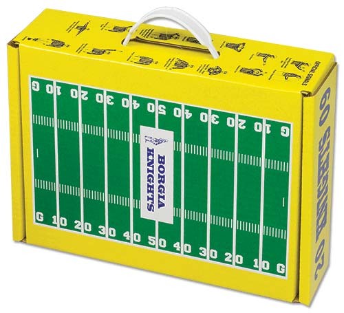 11 1/2" x 8 1/2" x 3" - B - Flute Box with Handle 1