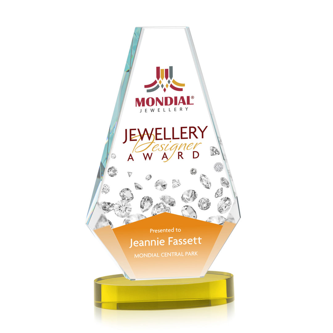 Kingsley VividPrint™ Award on Alberton Base - Gold