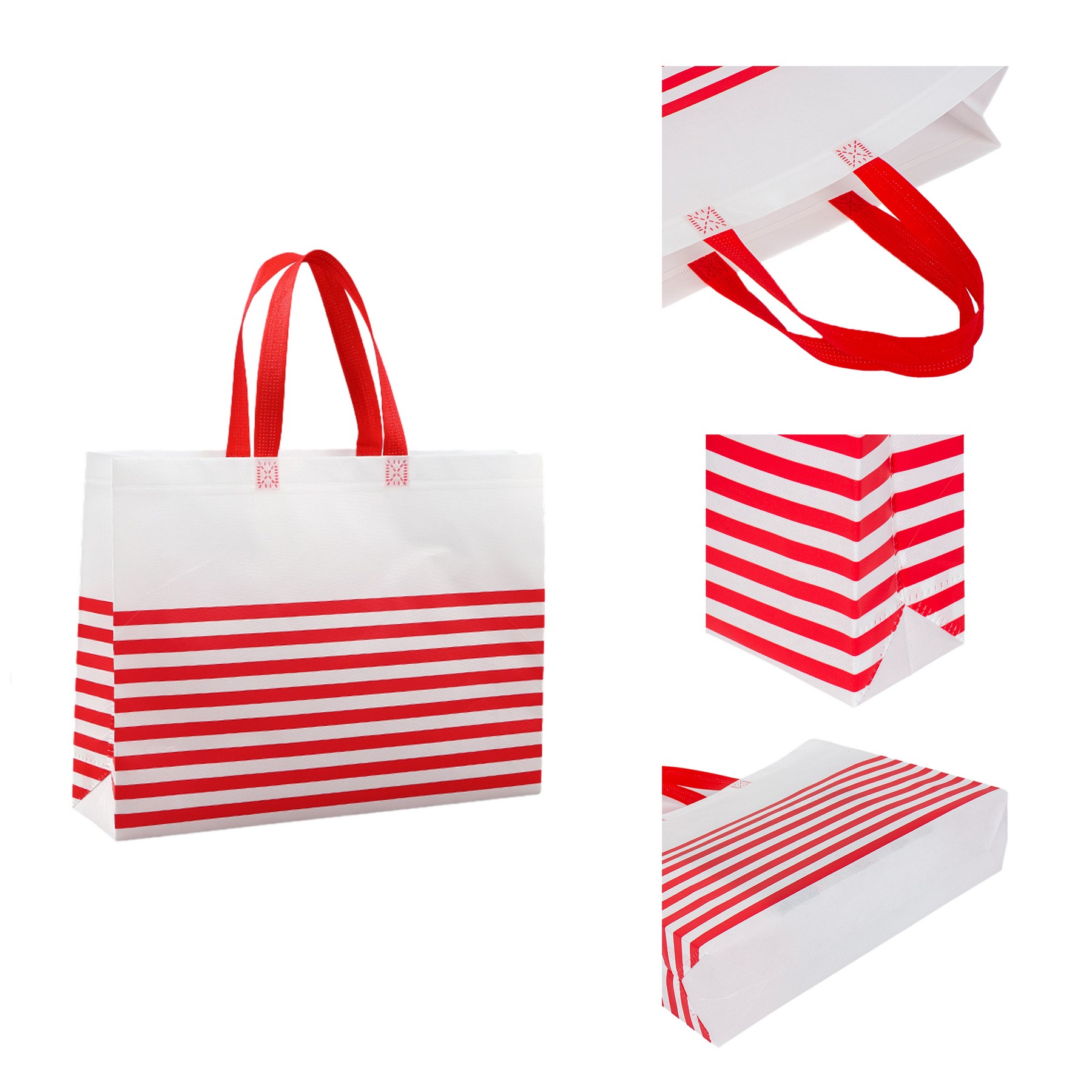 Striped Tote Bag 1