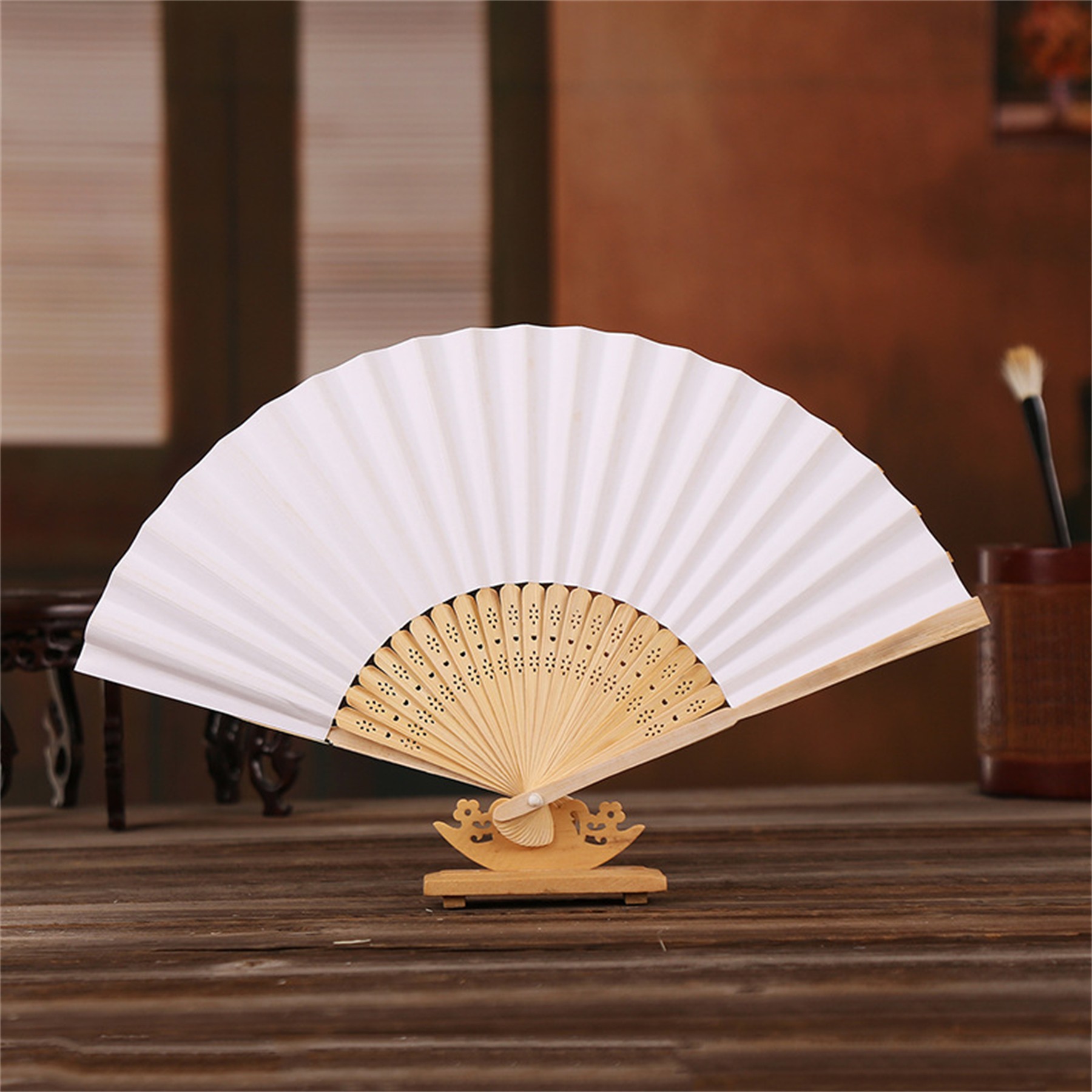 DIY Colorful Foldable Paper Fan 5
