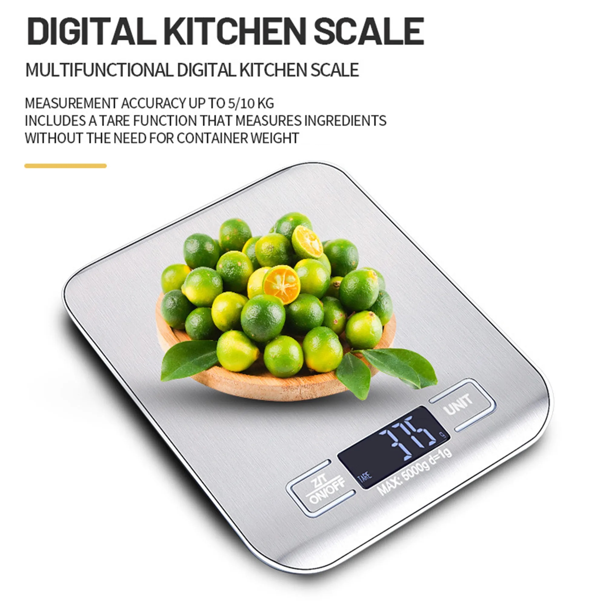 Stainless Steel Kitchen Scale 4
