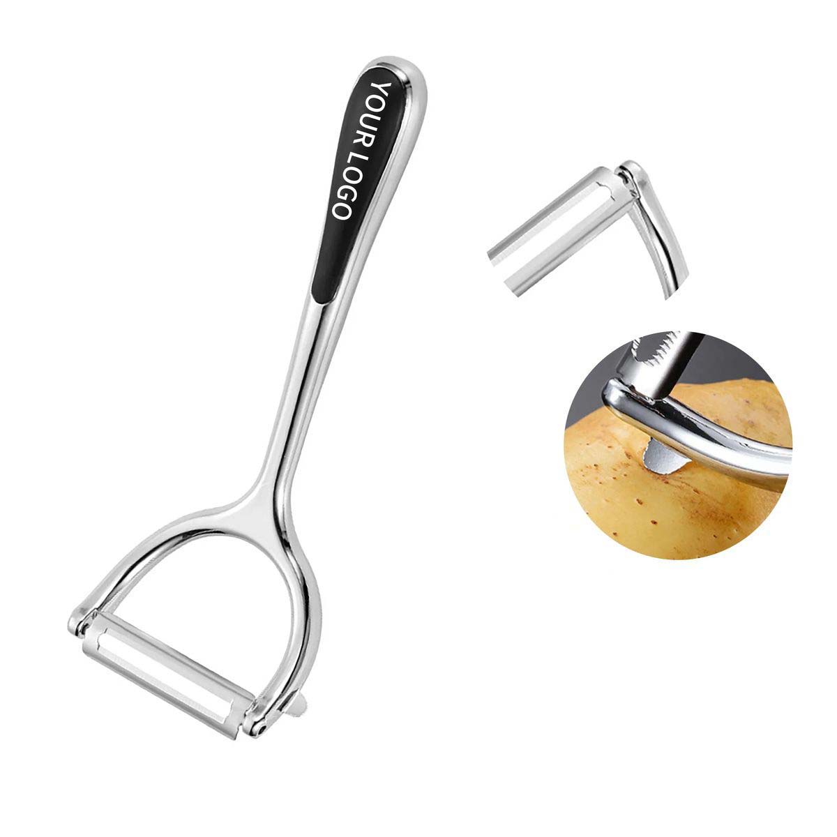 Compact Y Shaped Kitchen Peeler for Home or Professional Use 3