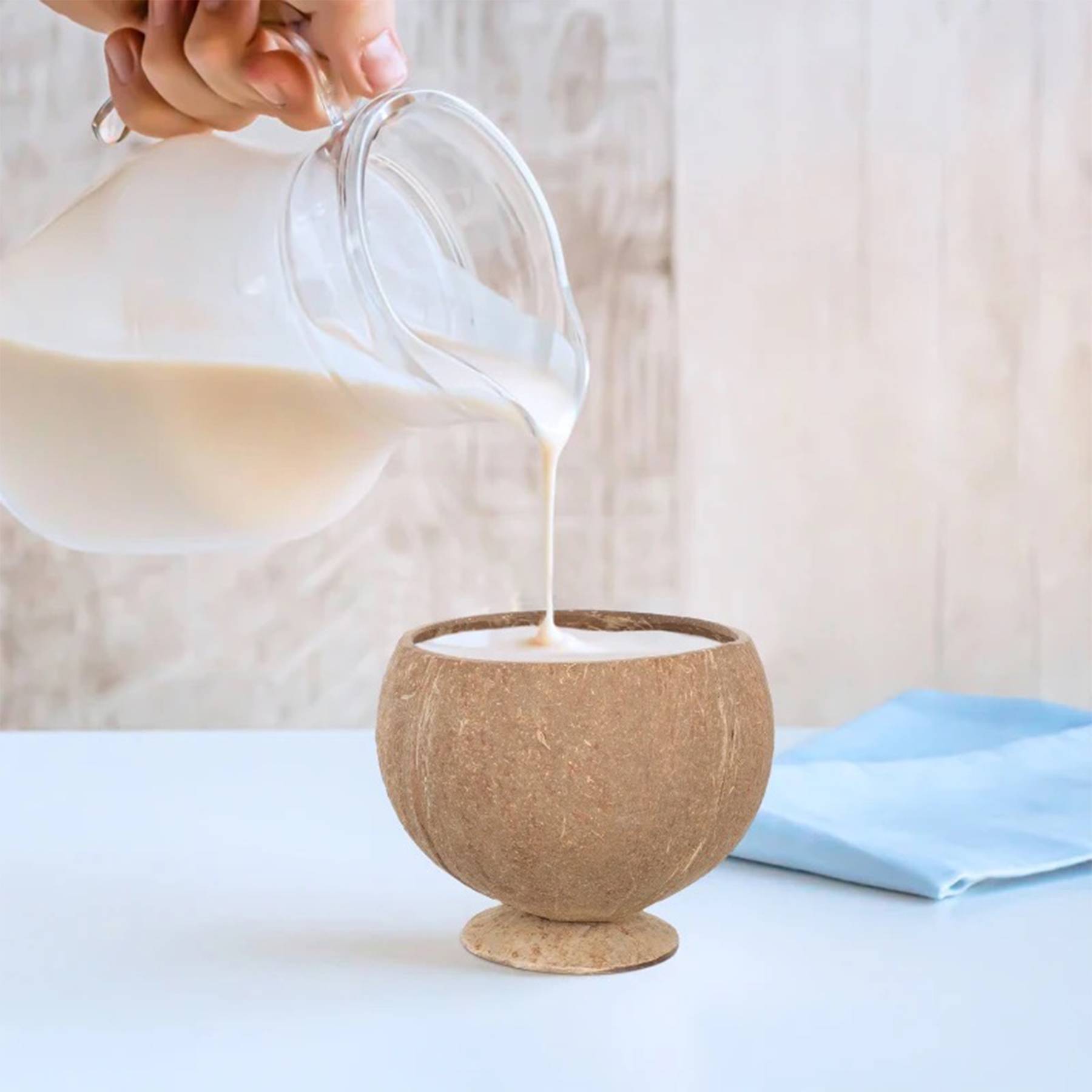 Coconut shell cup creative wine glass 4