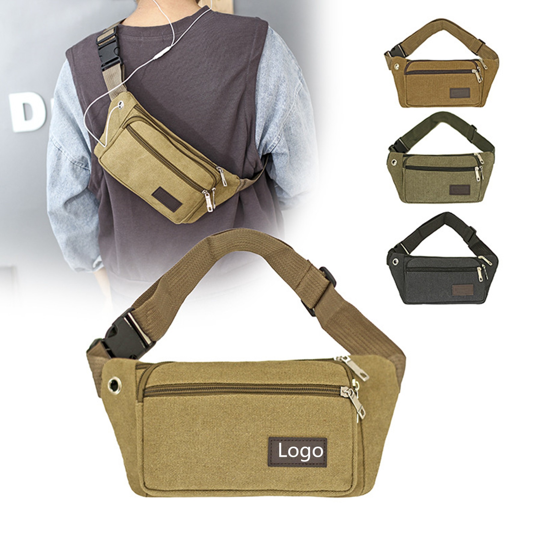 Canvas Fanny Pack