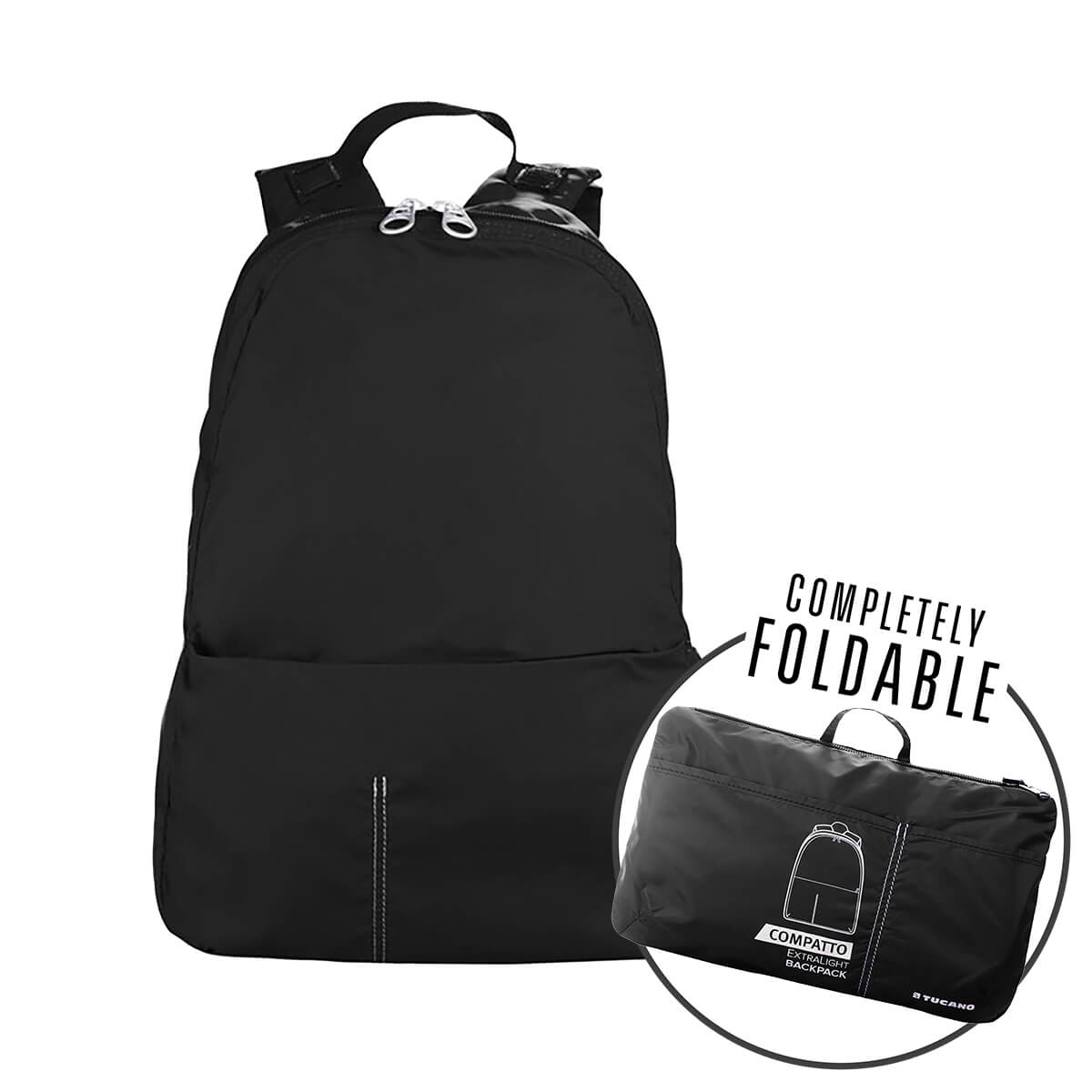 Compatto Pack Super Light Completely Foldable Backpack