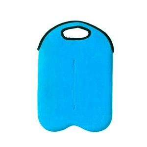 Neoprene Dual Color 2 Bottle Wine Bag With Cutout Handles 5