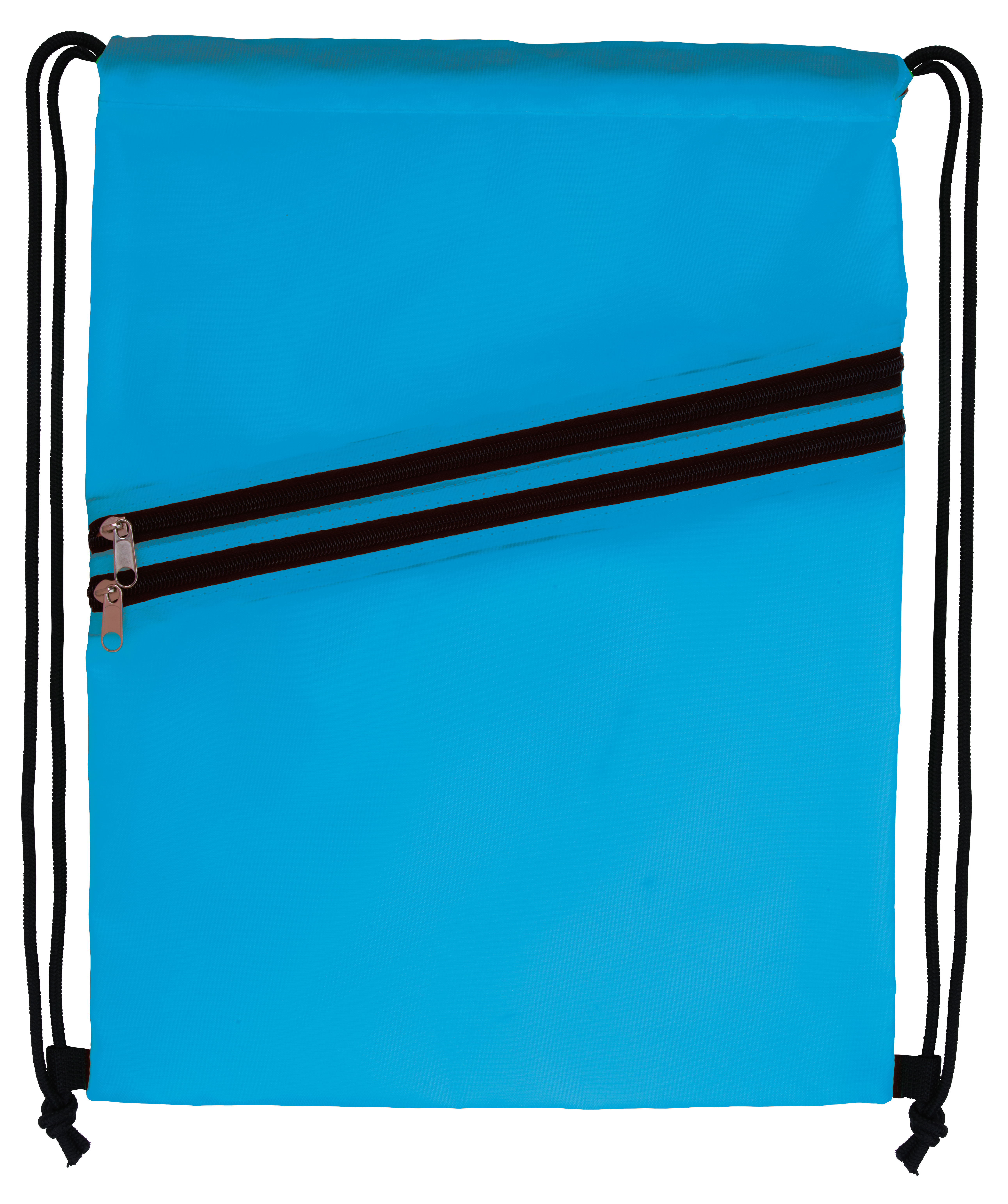 Good Value™ Neon Multi-Zippered Drawstring Backpack