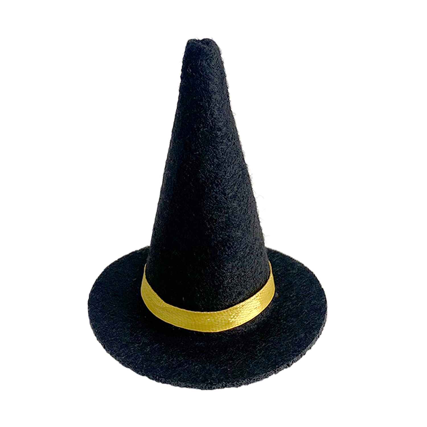 Mini Halloween Felt Wine Bottle Witch Hats 4