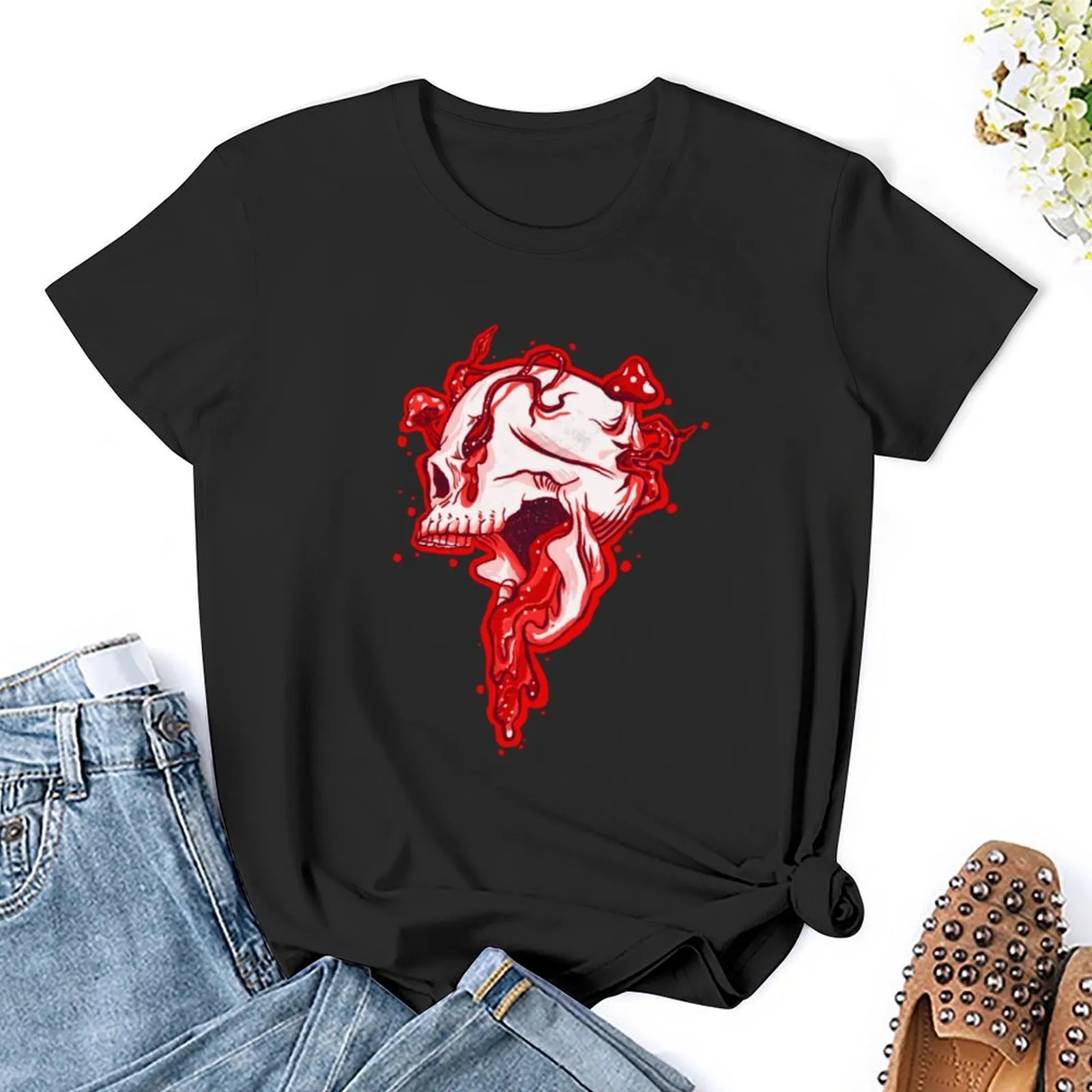 Women's Cotton Crew Neck T Shirt 5