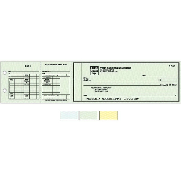 3-On-A-Page Salary Payroll Check 3