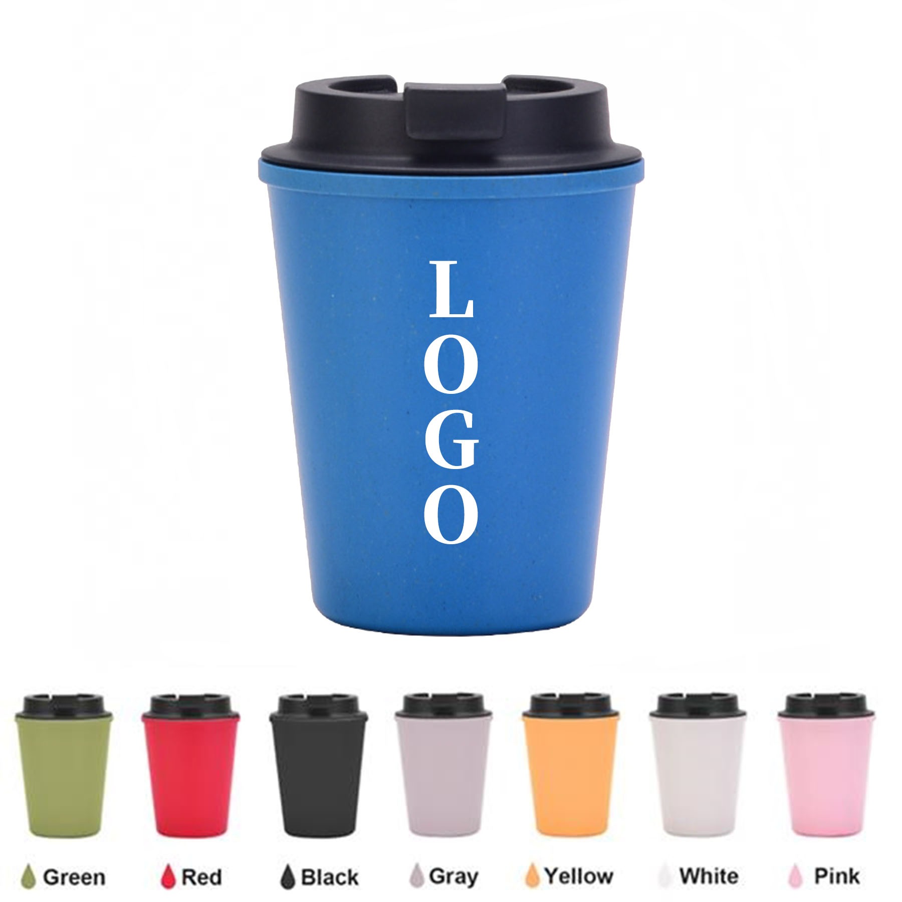 12 OZ Wheat Straw Coffee Cup 1