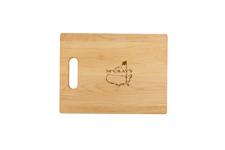 Small Maple Cutting Board with Cutout Handle 12"x9"x3/4" 2