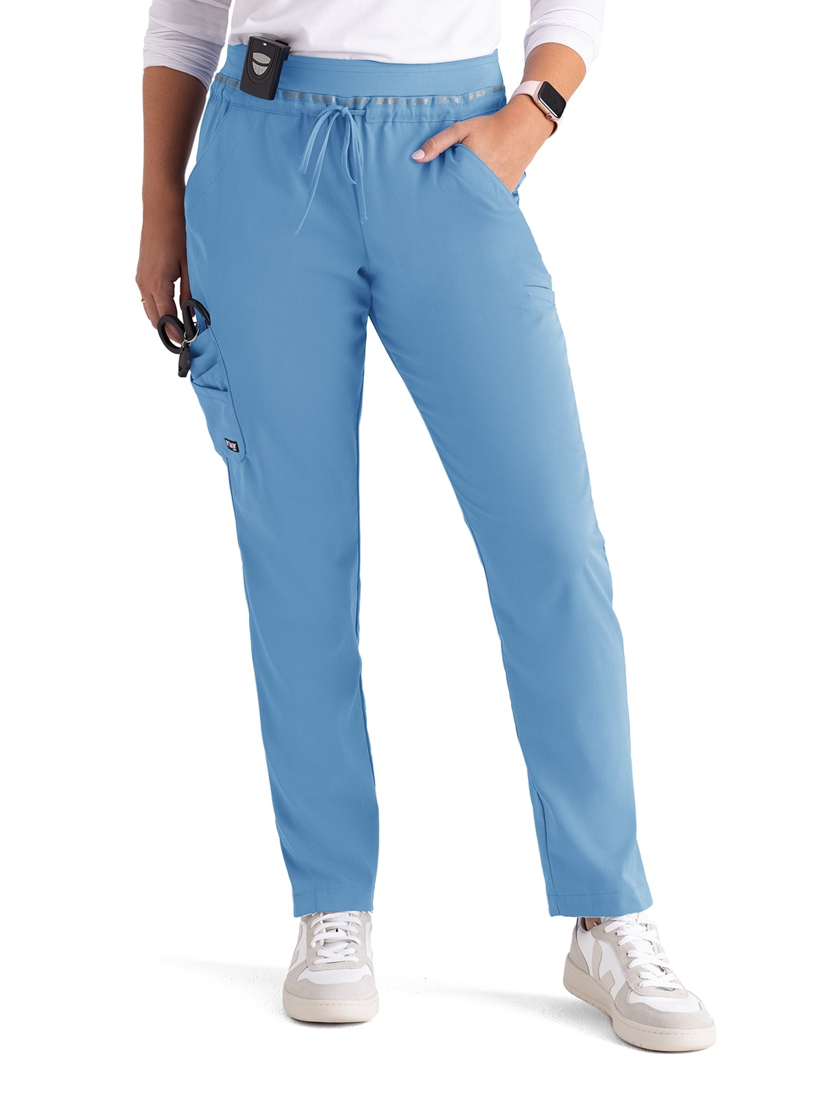Grey's Anatomy Spandex Stretch - Women's Seven-Pocket Serena Scrub Pant 6