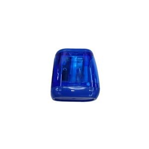 Dual Hole Translucent Plastic Sharpener With Steel Blade 3