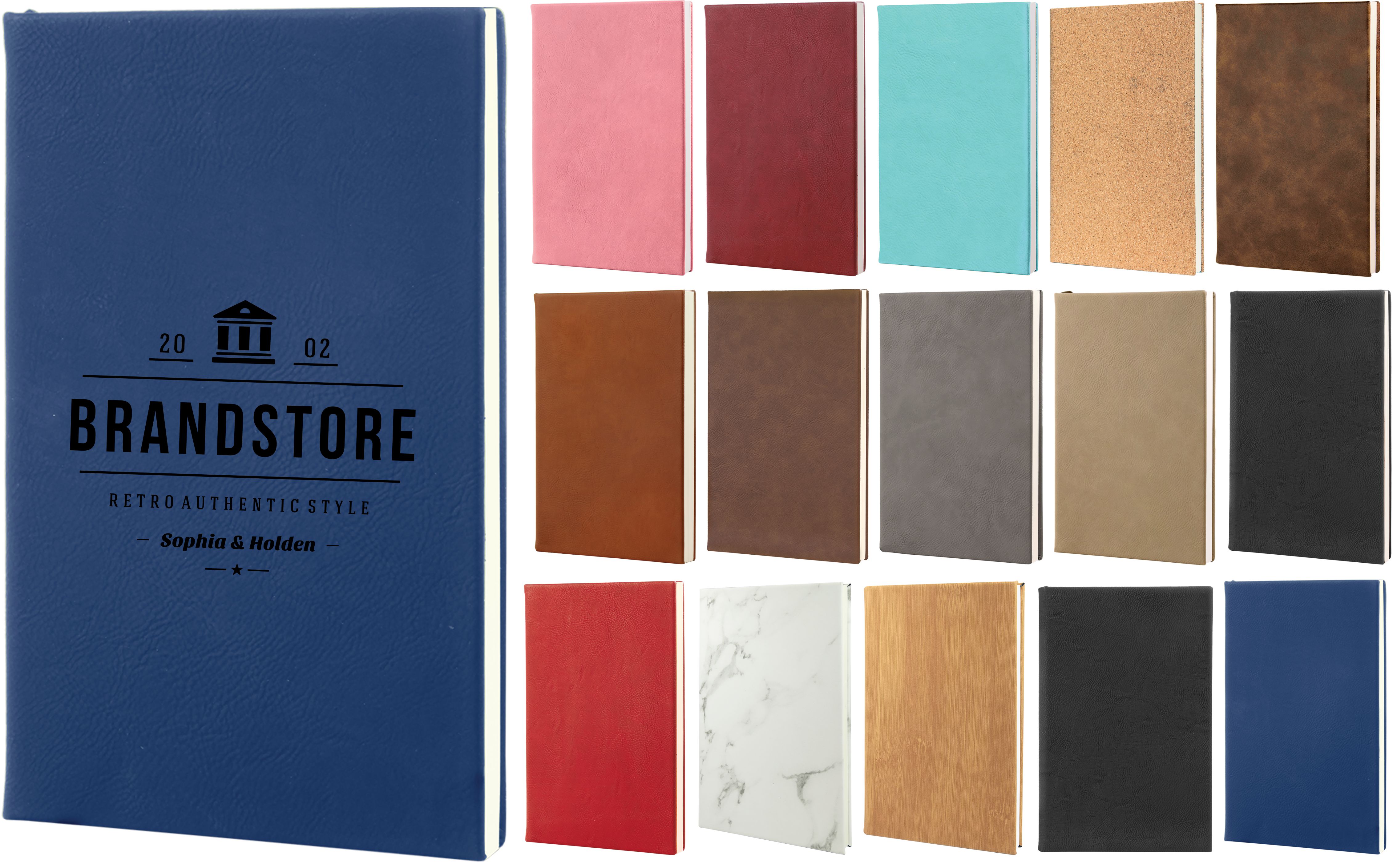 5.25" x 8.25" Leatherette Sketch Book, Notebooks