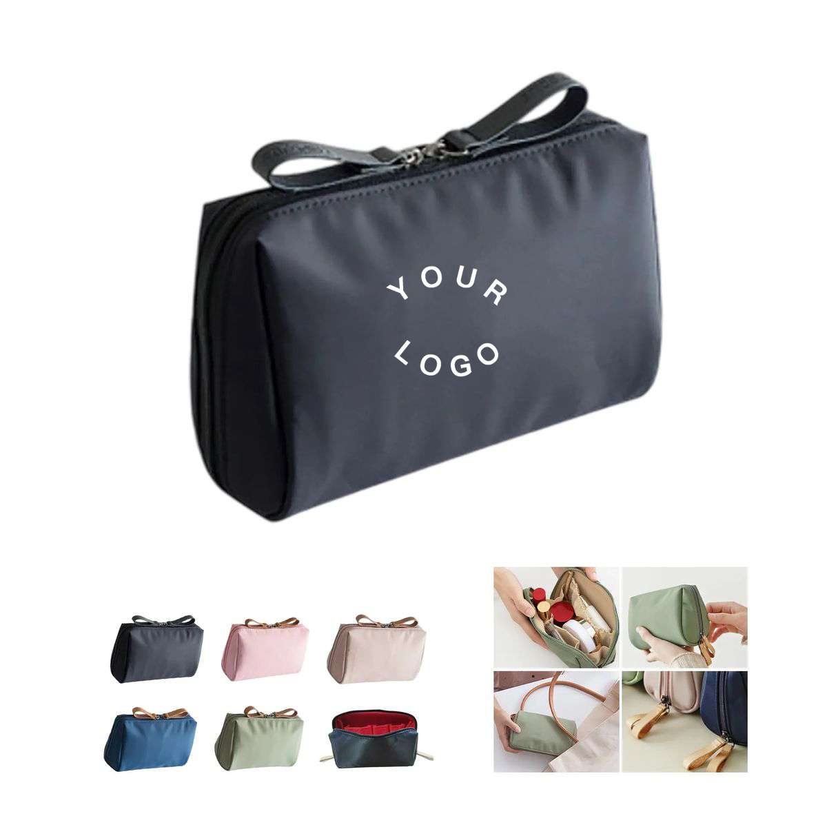 Compact Cosmetic Bag for Makeup Storage 3
