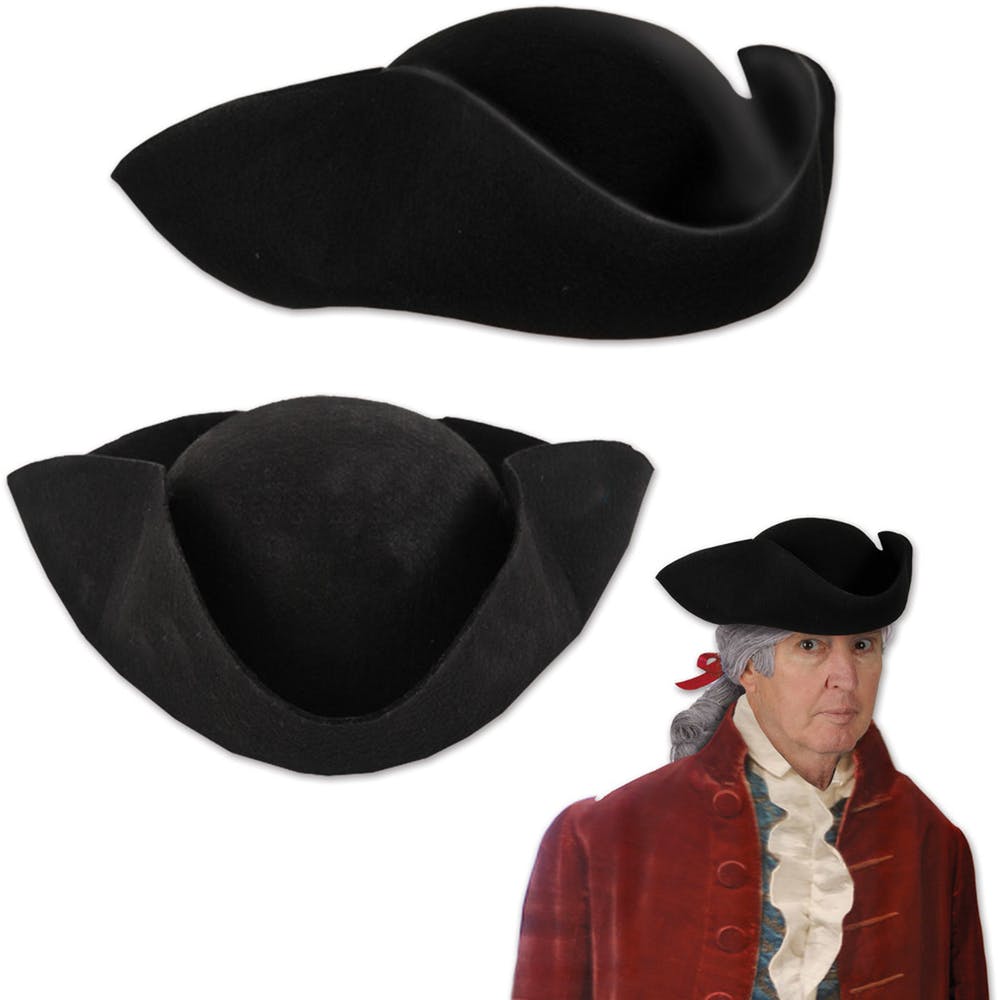 Felt Pirate Hats - Black 2