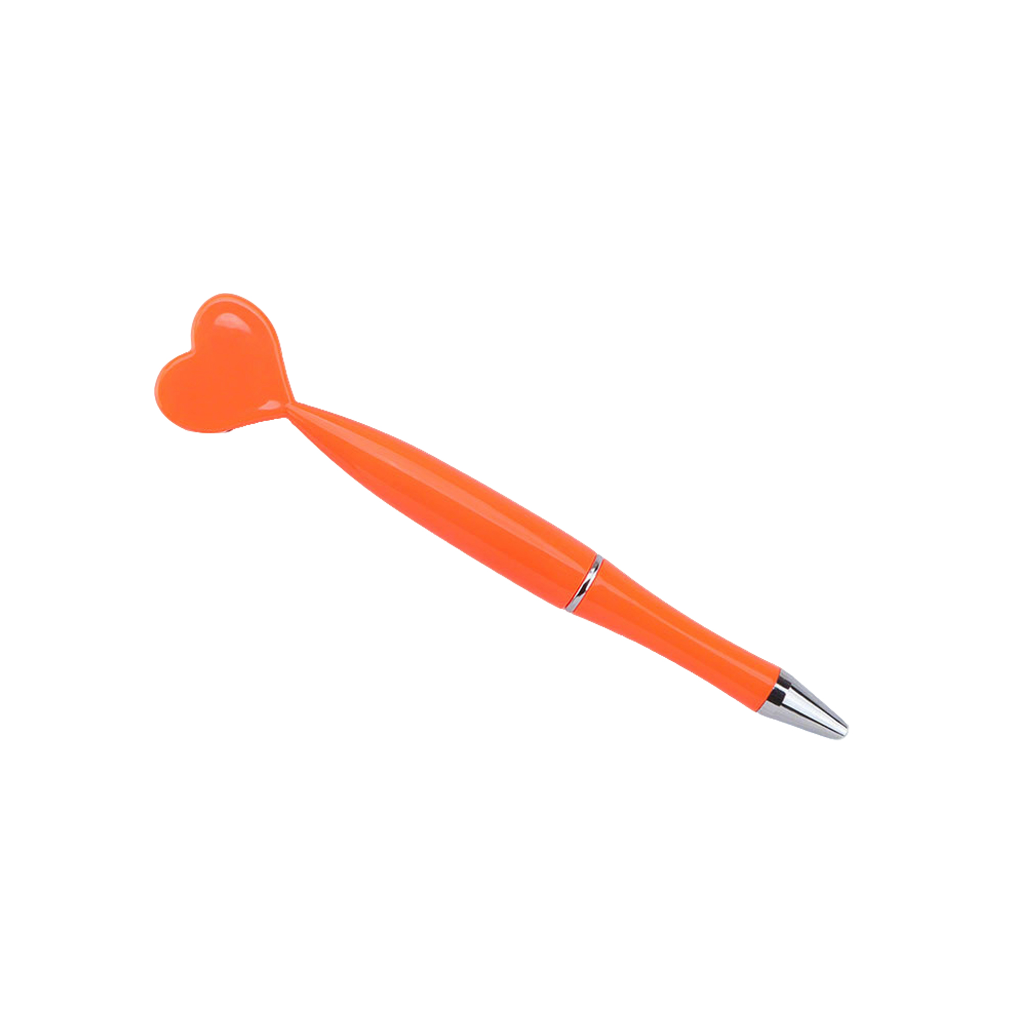 Heart Shape Ballpoint Pen With Custom Barrel Print 1