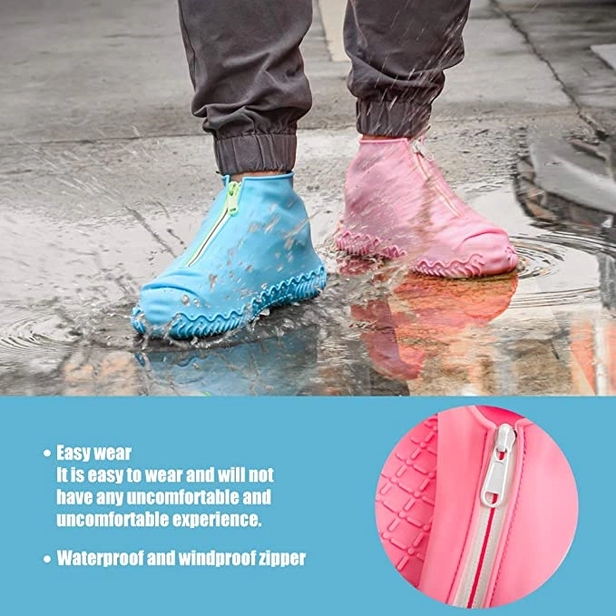Rain Shoe Covers with Zipper 6