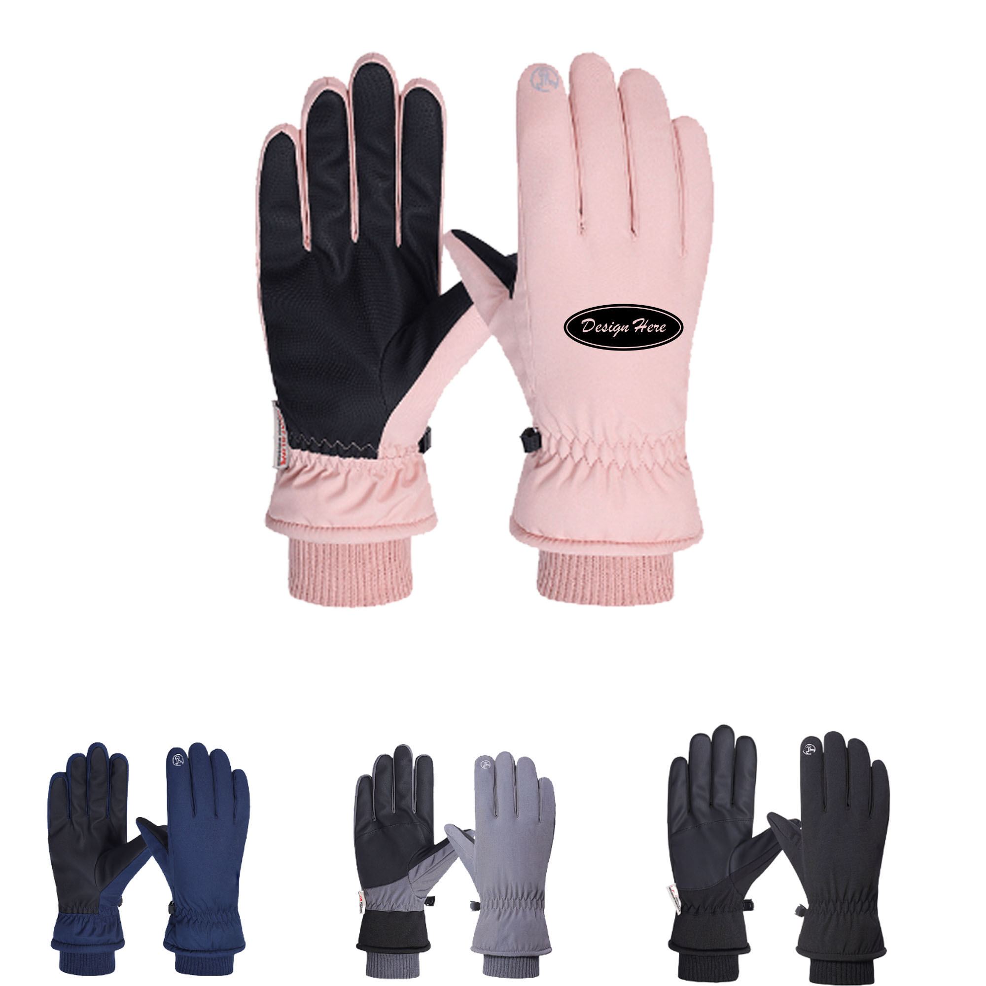 Waterproof Windproof Touchscreen Ski Gloves 2