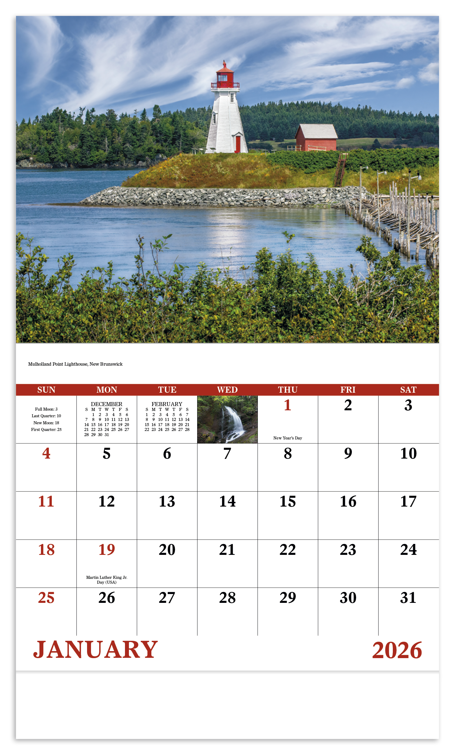 Good Value™ Atlantic Voyages - Stapled Calendar 22