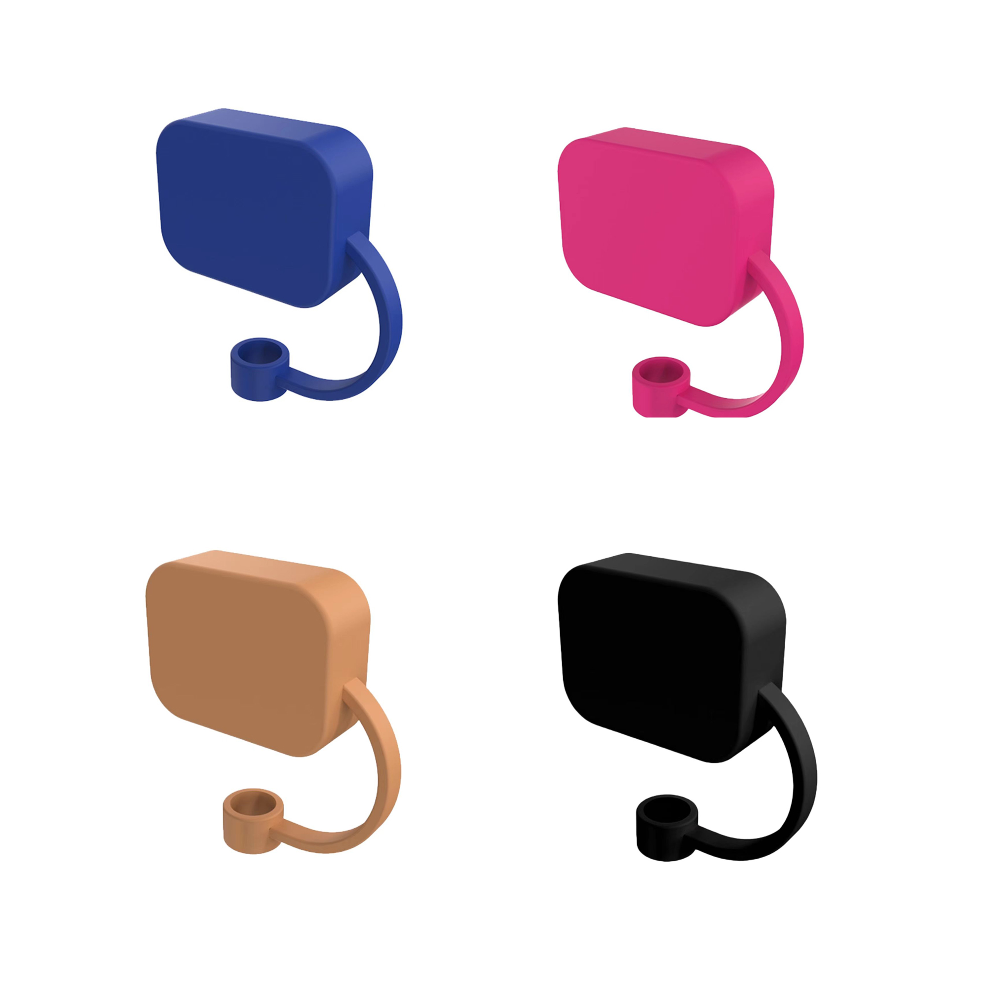 Dustproof Silicone Straw Cap 3