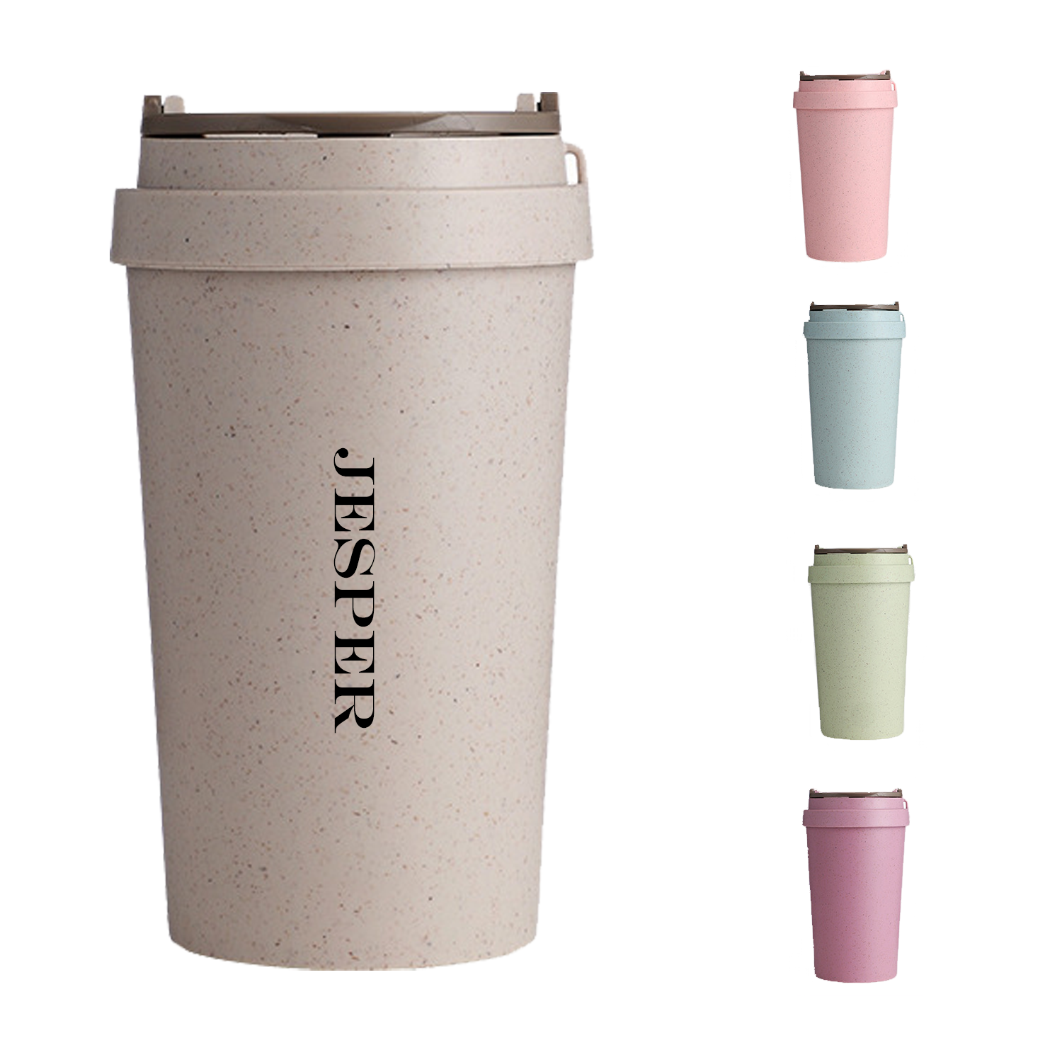 13 Oz Unbreakable Wheat Straw Cup 5