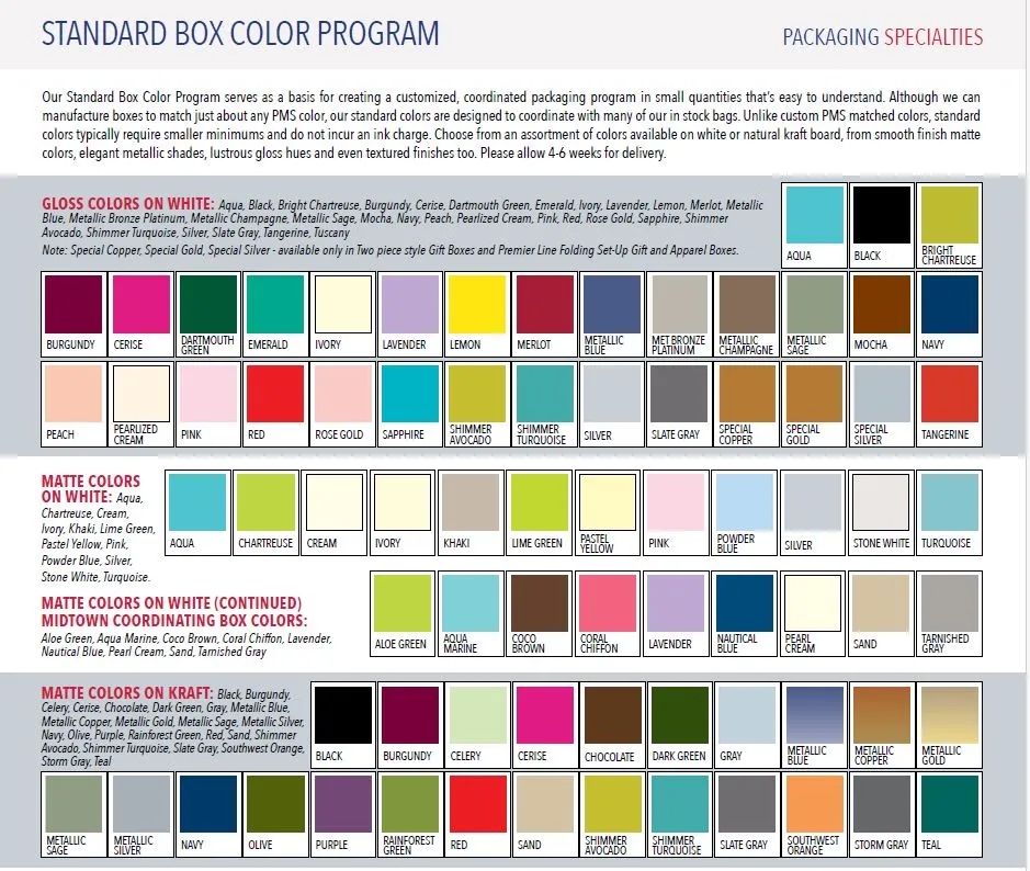 2-Piece Candy Boxes - Colored 1