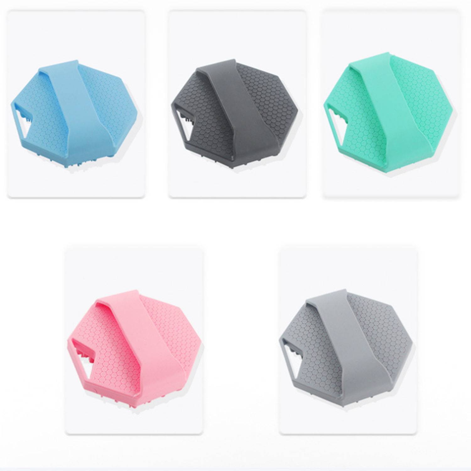 Silicone Bathing Pad Body Scrubber Bath Brush 5
