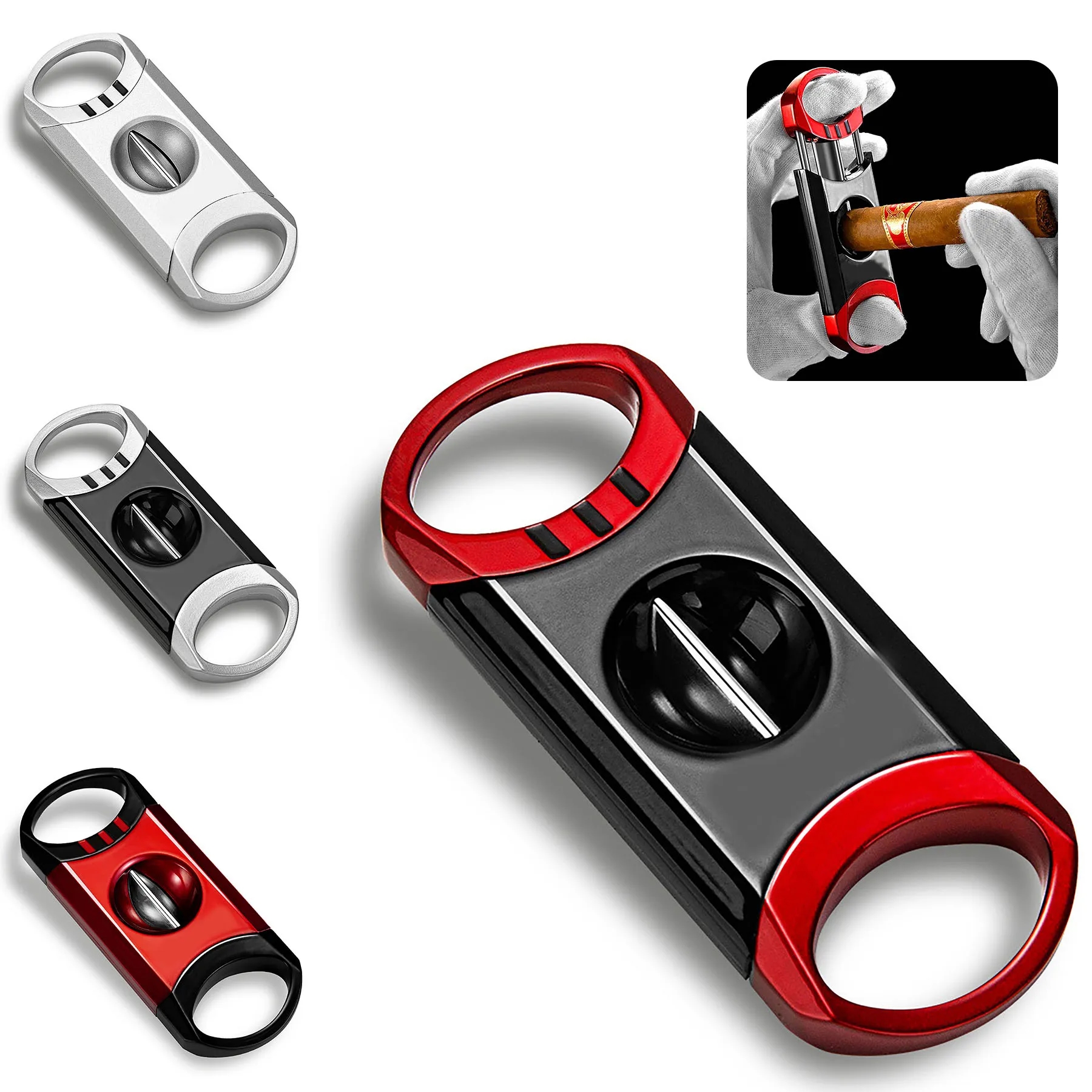 Stainless Steel V-Cut Cigar Cutter 2