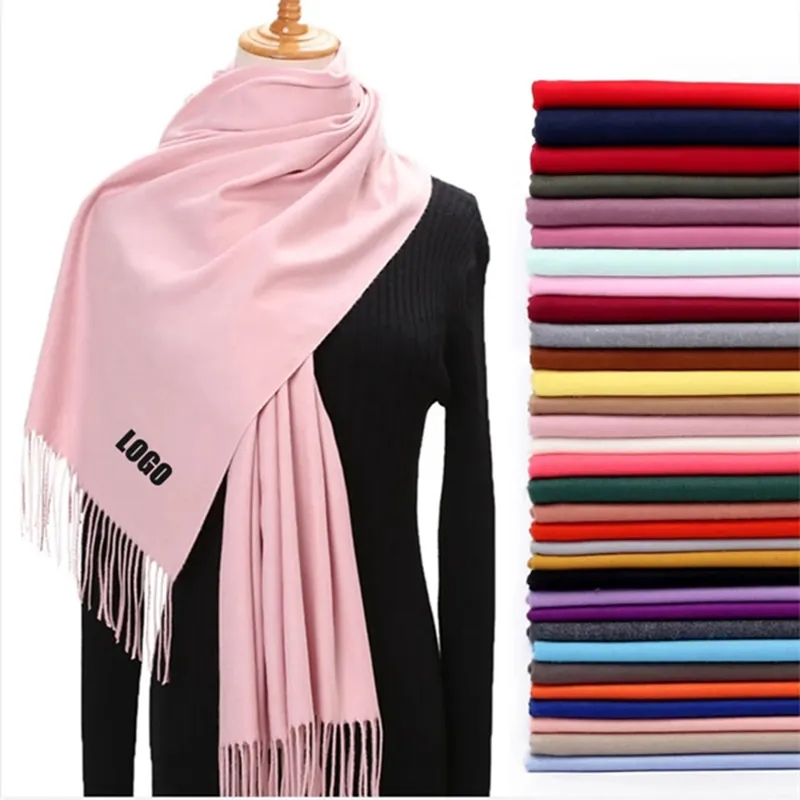 Large Soft Cashmere Feel Pashmina Shawl Scarf 5