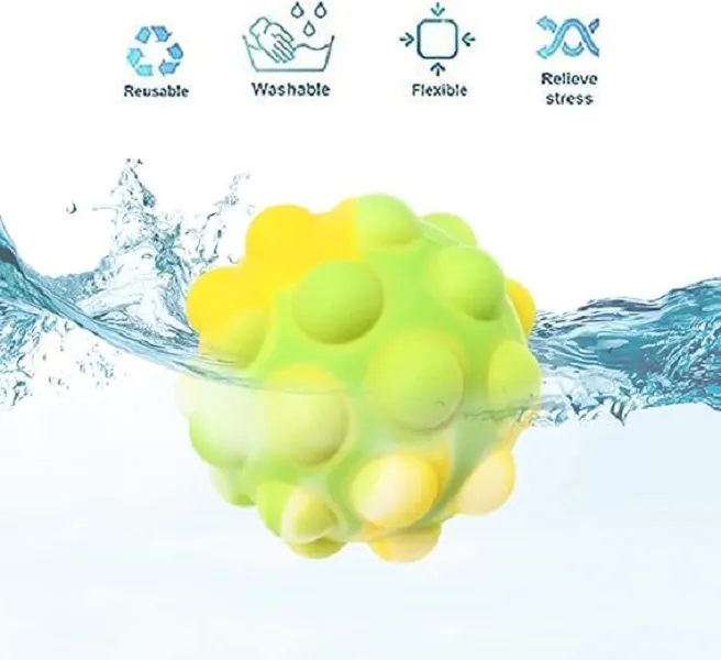 Custom Logo Silicone Stress Ball/Fidget Squeeze 3