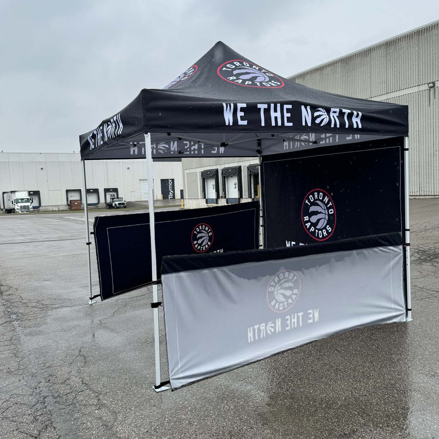 24 Hr Express Ship - Half Side Wall for 10x10 Tent Kit, Sublimated, Single Sided Print 11