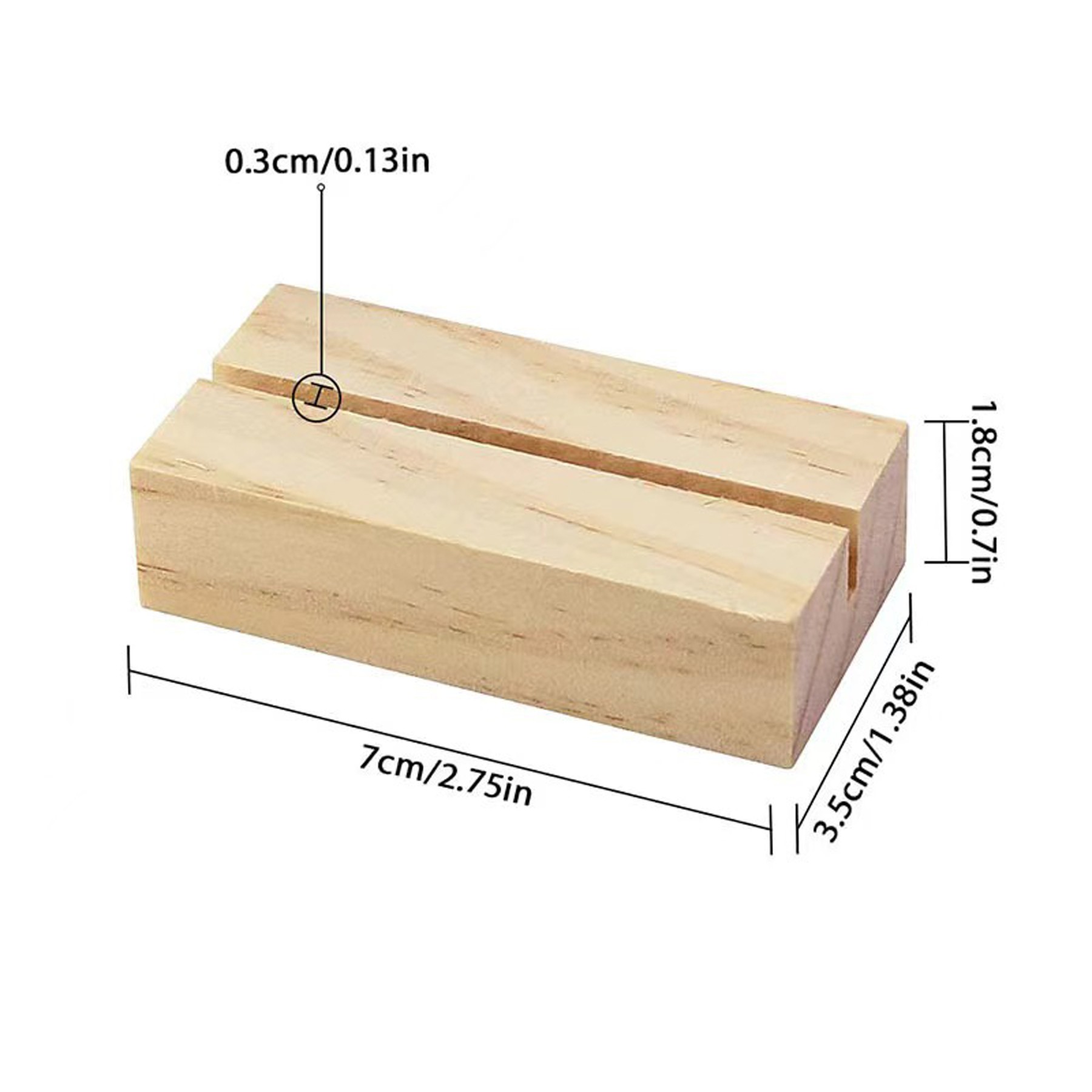 Wood Place Card Holder 2