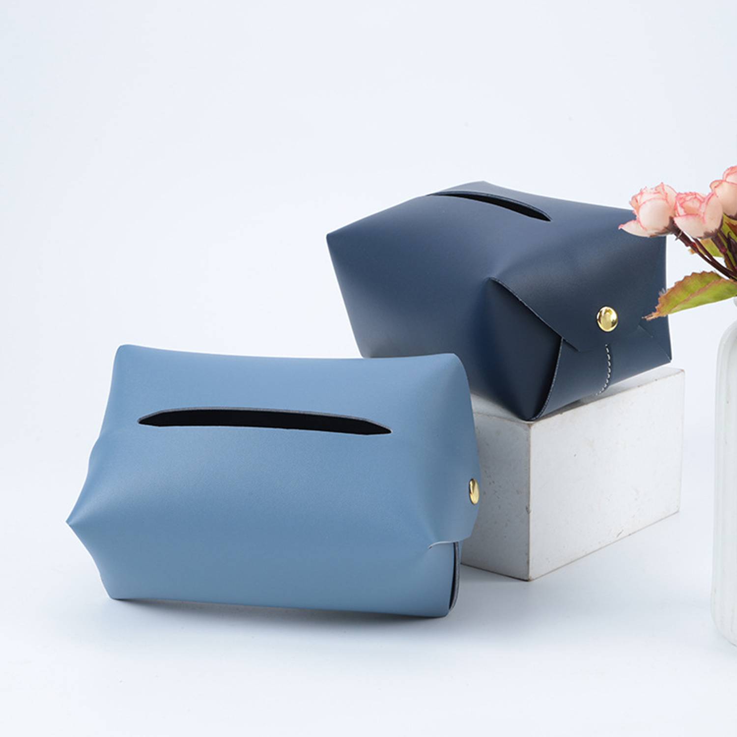 Leather Simple Paper Box 4